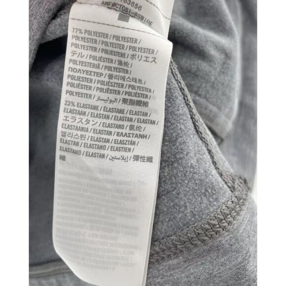 Abercrombie & Fitch Men’s Muscle Track Jacket Activewear Grey Pullover Sz M - Picture 7 of 10